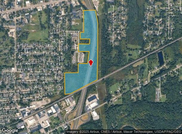 E 38Th St, Ashtabula, OH Parcel Map