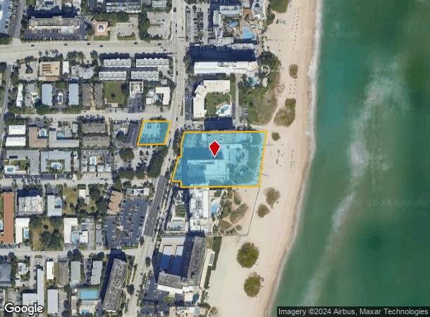  1200 N Ocean Blvd, Pompano Beach, FL Parcel Map