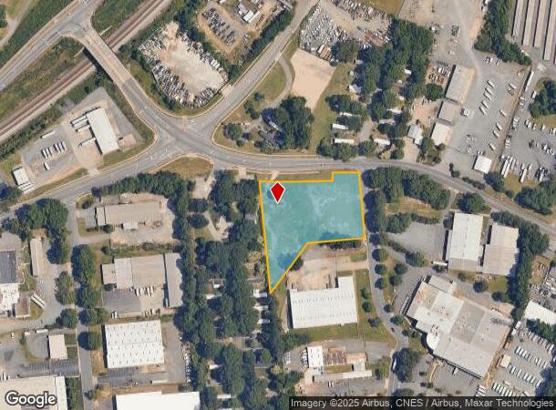  7320 Grier Rd, Charlotte, NC Parcel Map