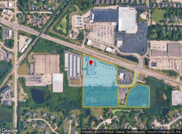  755 S Rand Rd, Lake Zurich, IL Parcel Map