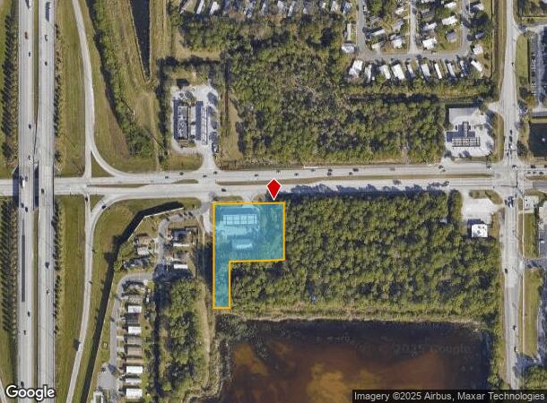  4641 W Eau Gallie Blvd, Melbourne, FL Parcel Map