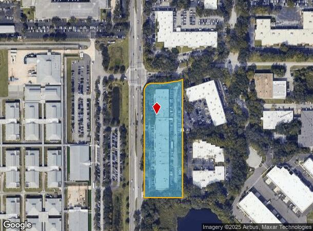 1501 N Falkenburg Rd, Tampa, FL Parcel Map