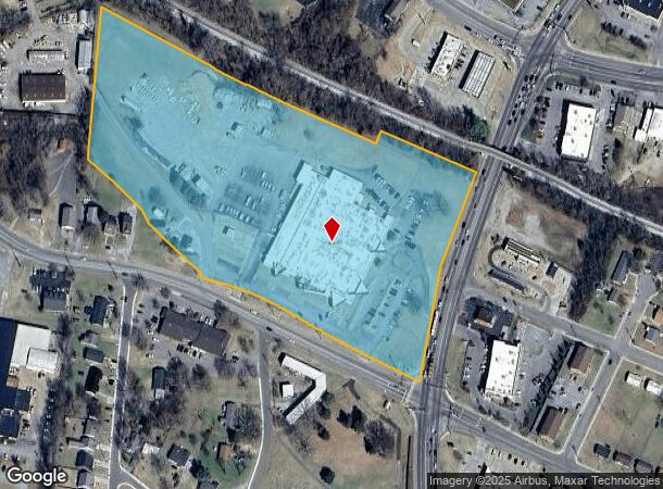  605 E Walnut St, Dickson, TN Parcel Map