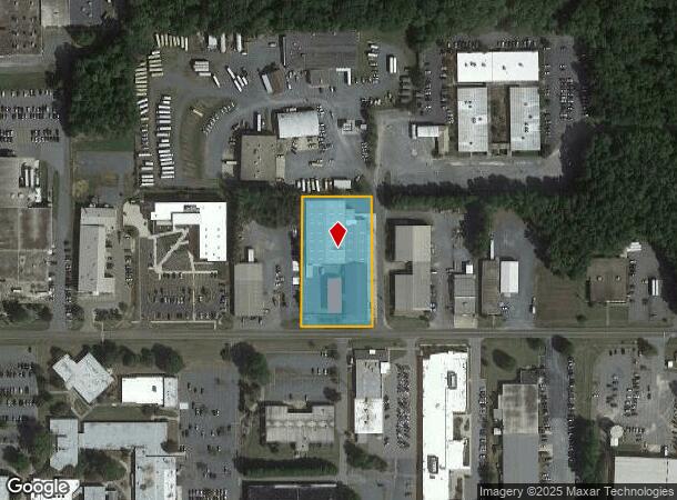  502 Industrial Park Ave, Asheboro, NC Parcel Map