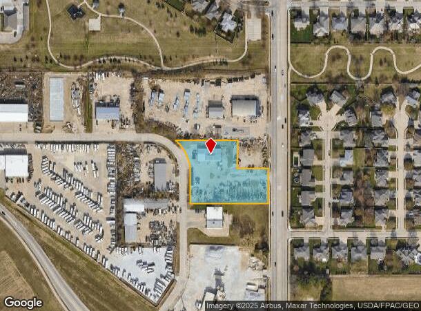  9229 S 97Th St, La Vista, NE Parcel Map