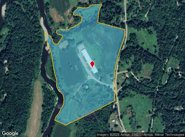  2127 Cadys Falls Rd, Morrisville, VT Parcel Map