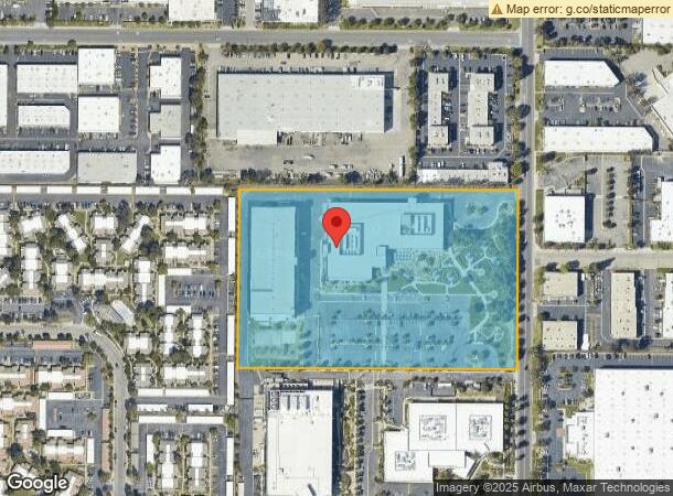  1830 California Ave, Corona, CA Parcel Map