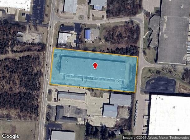 185 S Pioneer Blvd, Springboro, OH Parcel Map