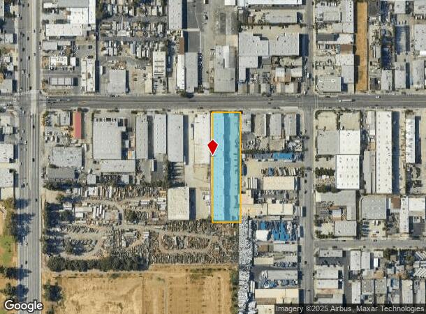  9528 Rush St, South El Monte, CA Parcel Map