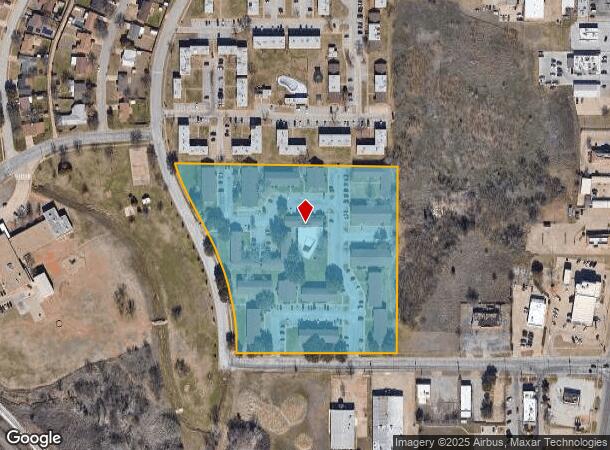 1700 Enterprise St, Wichita Falls, TX Parcel Map