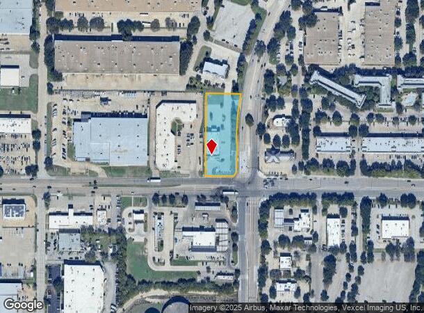 2745 E Belt Line Rd, Carrollton, TX Parcel Map