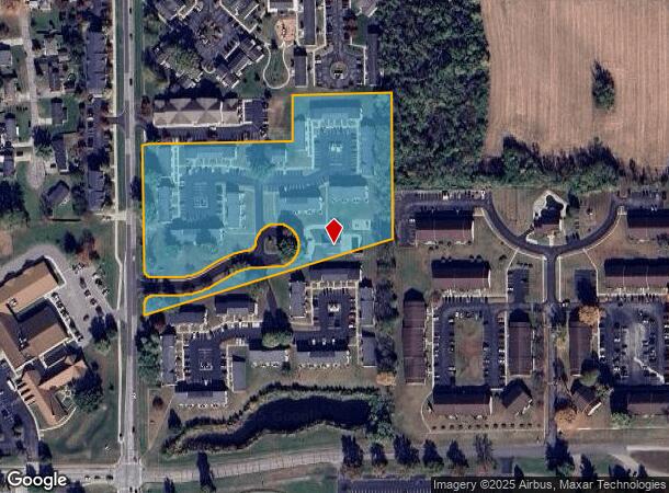 3393 Country Brook St, Columbus, IN Parcel Map