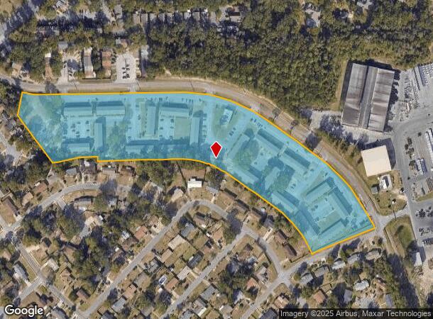  8491 Old Spanish Trail Rd, Pensacola, FL Parcel Map