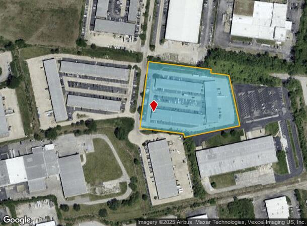 700 Crown Industrial Ct, Chesterfield, MO Parcel Map