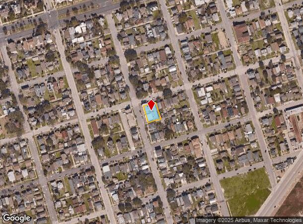  1227 Avenue L, Galveston, TX Parcel Map
