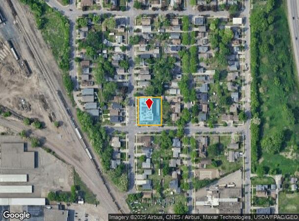  907 Winter St Ne, Minneapolis, MN Parcel Map