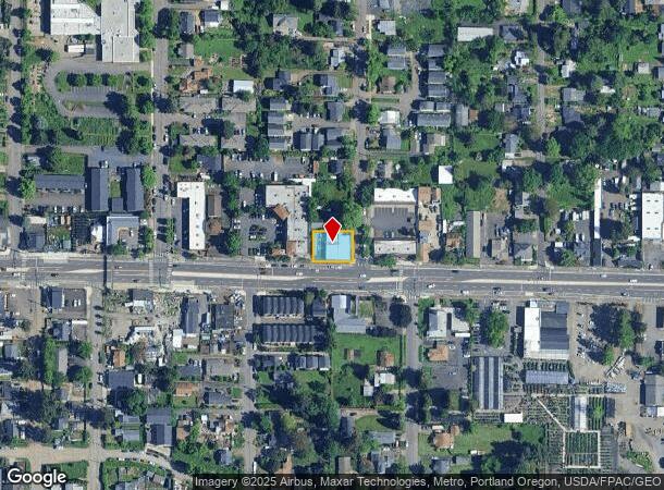 8827 Se Division St, Portland, OR Parcel Map