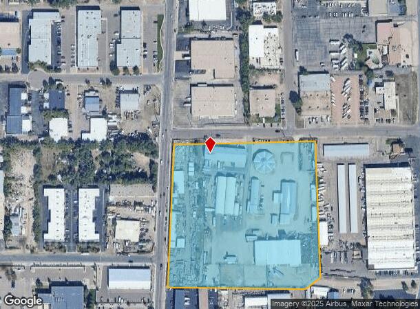  17 Commerce St, Colorado Springs, CO Parcel Map