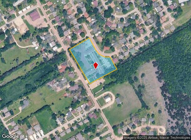 1200 S Hall St, Ennis, TX Parcel Map