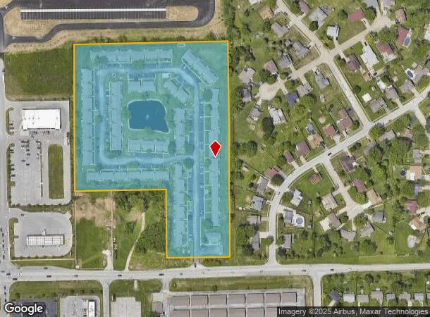 5428 E Thompson Rd, Indianapolis, IN Parcel Map