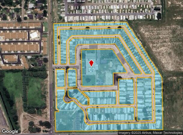 1601 S Airport Dr, Weslaco, TX Parcel Map