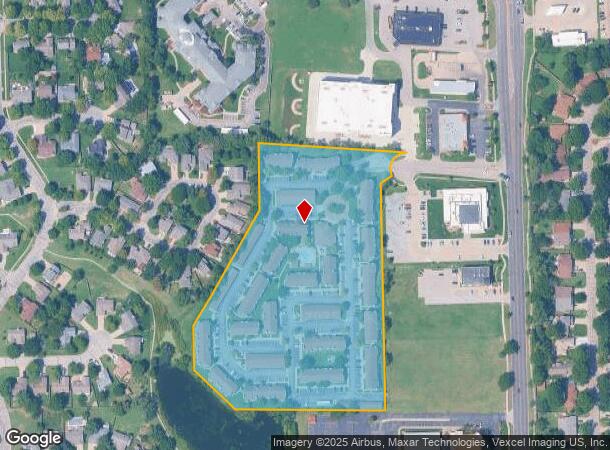 1313 N Maize Ct, Wichita, KS Parcel Map