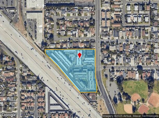  14181 Edwards St, Westminster, CA Parcel Map