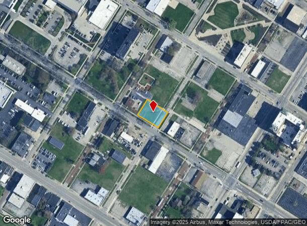  1902 Jefferson Ave, Toledo, OH Parcel Map