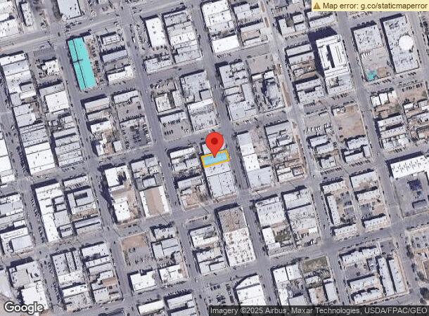  605 S Stanton St, El Paso, TX Parcel Map