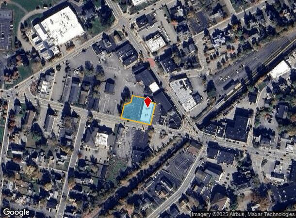 15 W Central St, Franklin, MA Parcel Map