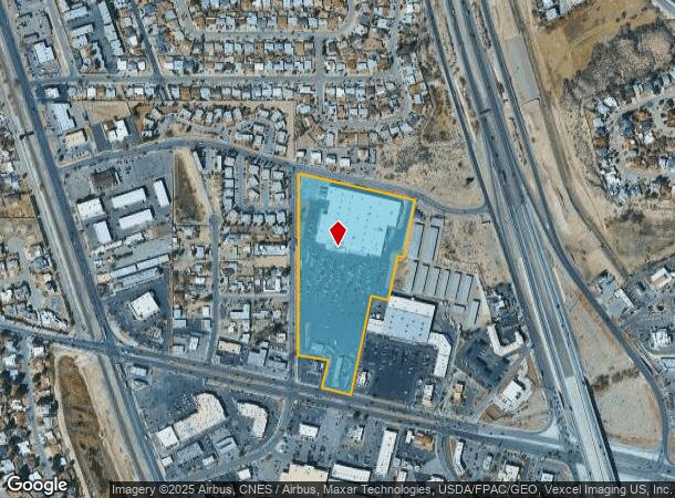 7970 N Mesa St, El Paso, TX Parcel Map