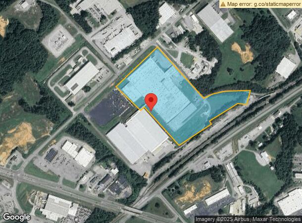  1500 Industrial Rd, Greeneville, TN Parcel Map