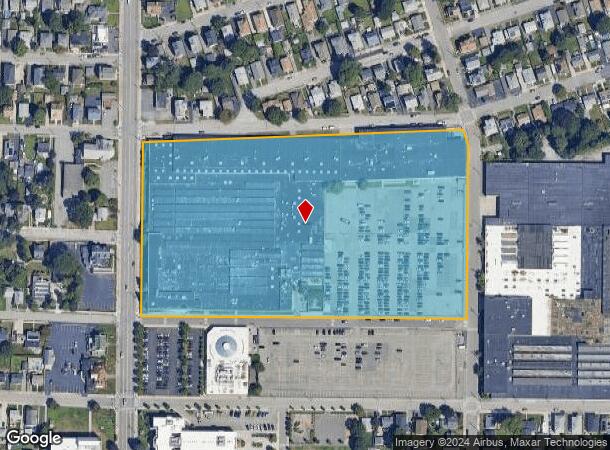  1027 Newport Ave, Pawtucket, RI Parcel Map