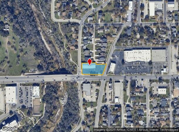 805 W University Ave, Georgetown, TX Parcel Map