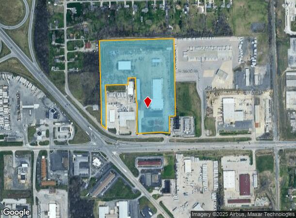 2808 W Coliseum Blvd, Fort Wayne, IN Parcel Map