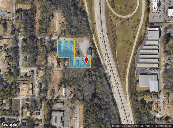 1890 Moore St, Macon, GA Parcel Map