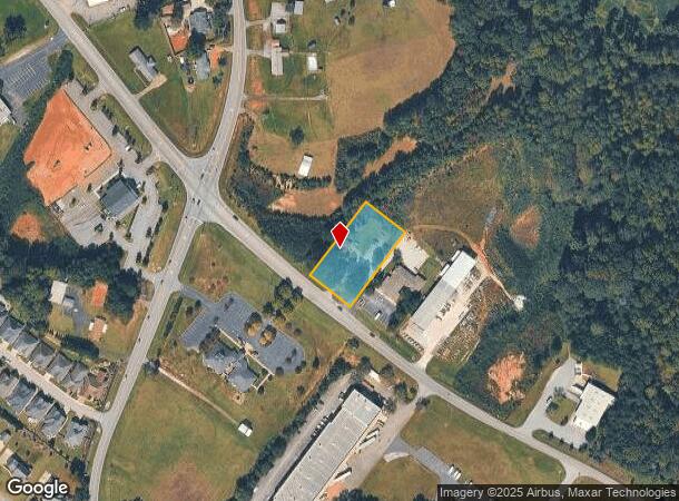  1221 Powdersville Rd, Easley, SC Parcel Map