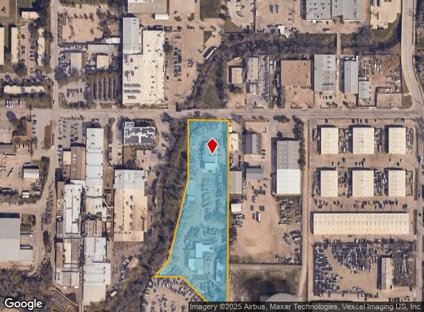  2184 Joe Field Rd, Dallas, TX Parcel Map