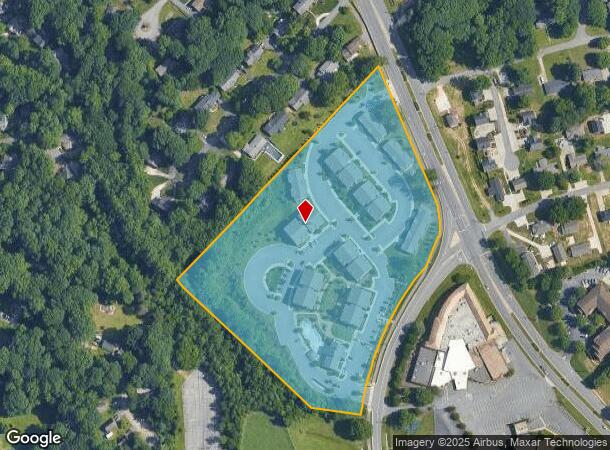 2615 Saunders Meadow Run, Winston Salem, NC Parcel Map