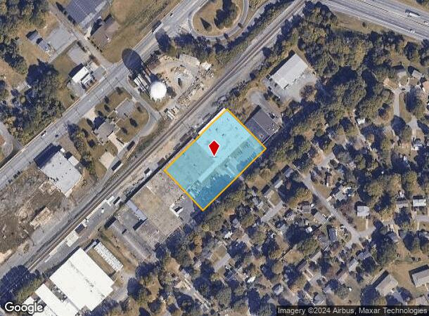  1236 Industrial Ave, Gastonia, NC Parcel Map