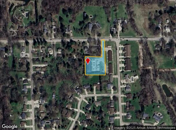  601 W St Clair Apartments St, Almont, MI Parcel Map
