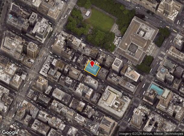  25 W 39Th St, New York, NY Parcel Map