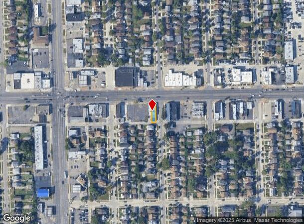  15301 W Warren Ave, Dearborn, MI Parcel Map