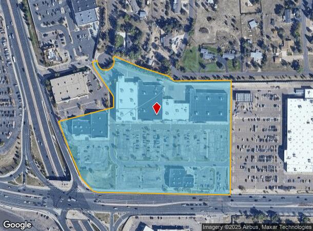  1706 E Woodmen Rd, Colorado Springs, CO Parcel Map