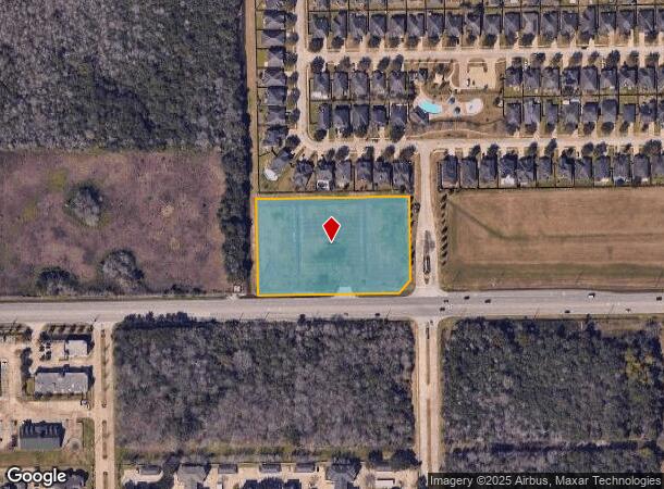 Broadway St, Pearland, TX Parcel Map