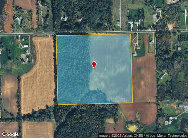 1465 Baldwin Rd, Fenton, MI Parcel Map