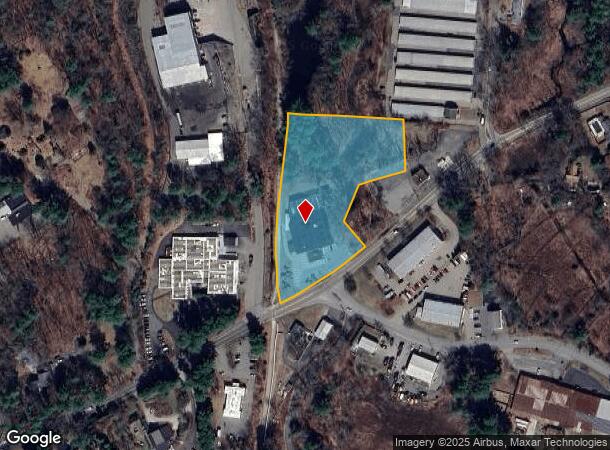 91 Washington St, Holliston, MA Parcel Map