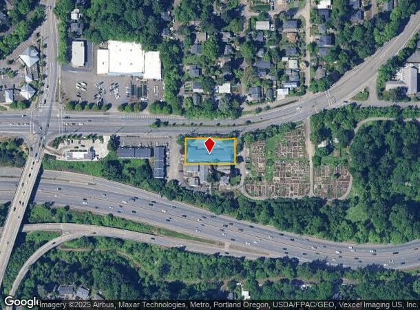  7350 Sw Barbur Blvd, Portland, OR Parcel Map