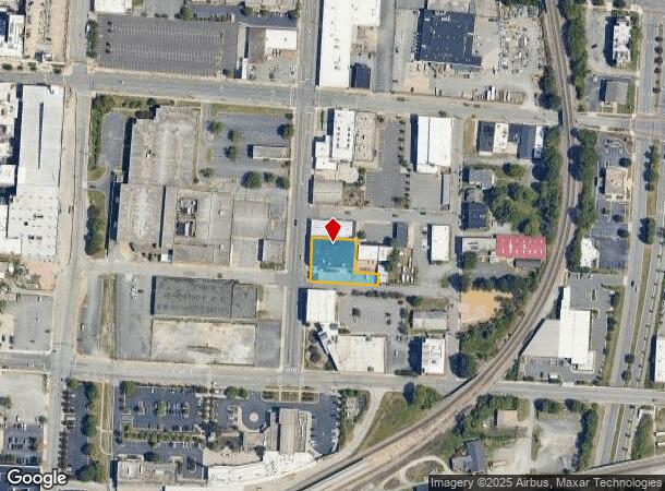  203 S Church St, Greensboro, NC Parcel Map