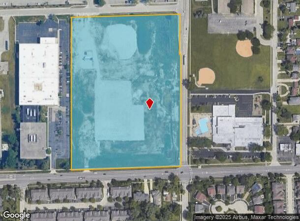  1700 E Touhy Ave, Des Plaines, IL Parcel Map